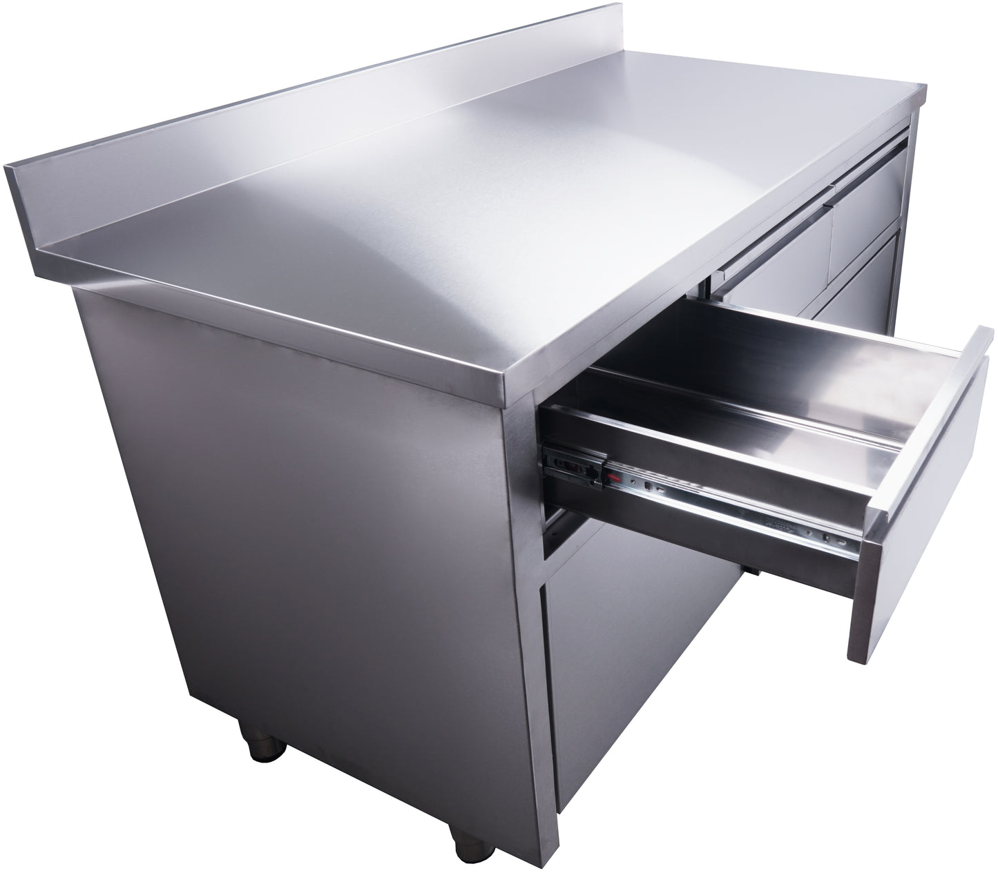 SARO Schiebetürenschrank, 3 Schubl.,Aufkant.,1400x700mm