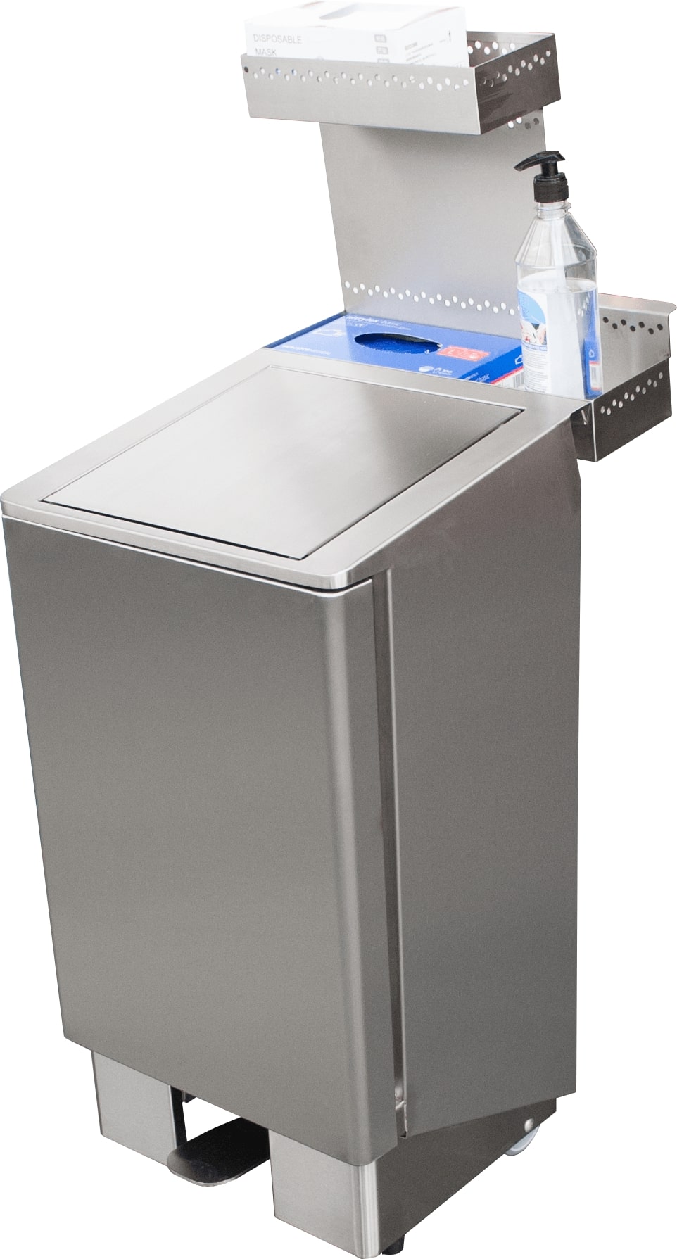 SARO Edelstahlmülleimer 60 Liter, Modell APOLLO