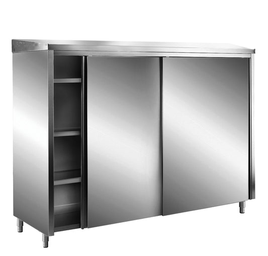 SARO AISI430 Lagerschrank,Schiebet.,Schrägdach 1400x600
