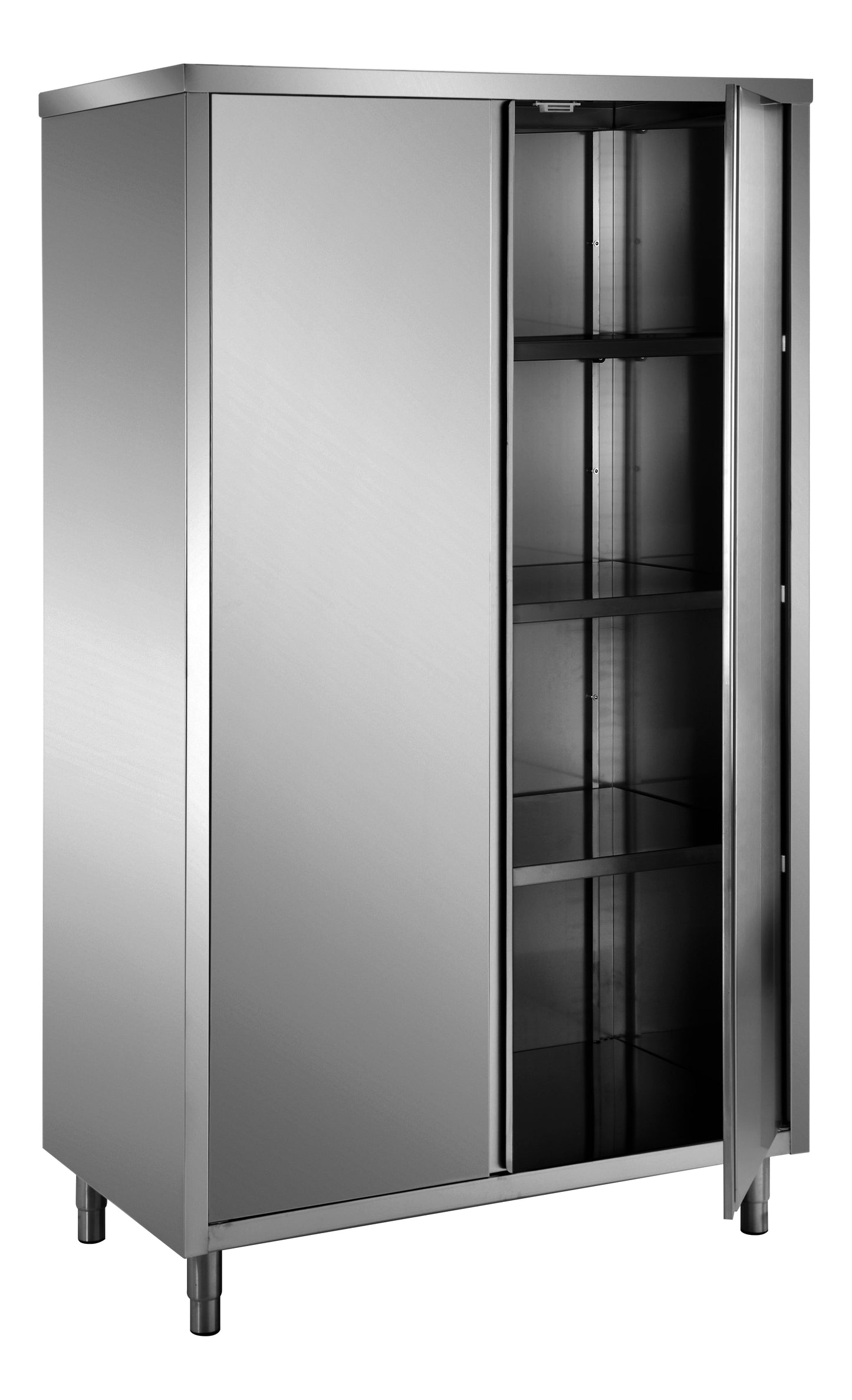 SARO Edelst.-Lagerschrank, 2 Flügelt.,AISI3040,1200x700