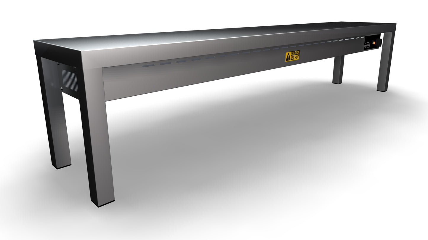 CombiSteel AUFSATZBORD KERAMISCH BEHEIZT 1 STUFIG 1600  4 HEATERS OF 250W