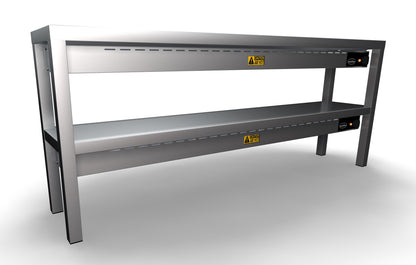 CombiSteel AUFSATZBORD KERAMISCH BEHEIZT 2 STUFIG 1600  8 HEATERS OF 250W