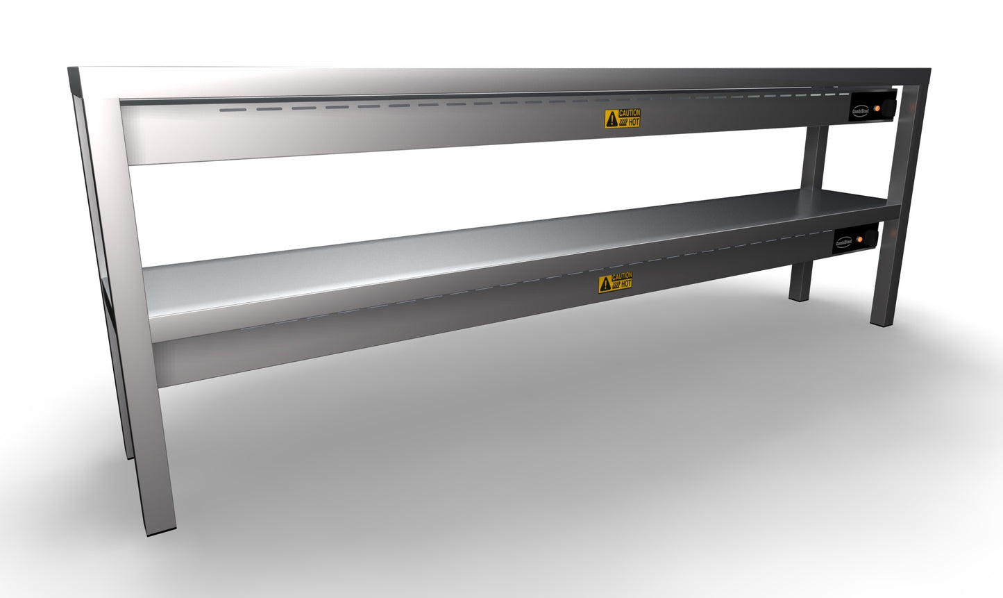 CombiSteel AUFSATZBORD KERAMISCH BEHEIZT 2 STUFIG 1800  10 HEATERS OF 250W