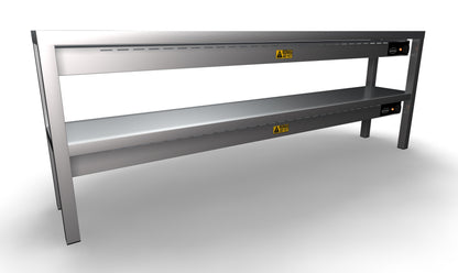 CombiSteel AUFSATZBORD KERAMISCH BEHEIZT 2 STUFIG 1800  10 HEATERS OF 250W
