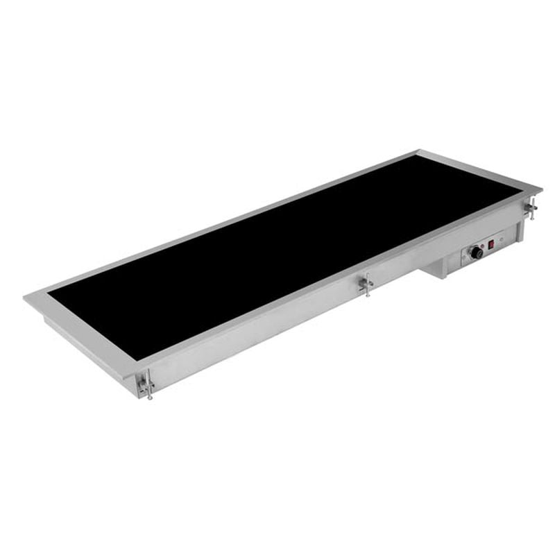 KBS Gastrotechnik Einbau Glaskeramik-Warmhalteplatte mit Strahlheizkörpern GN 5/1