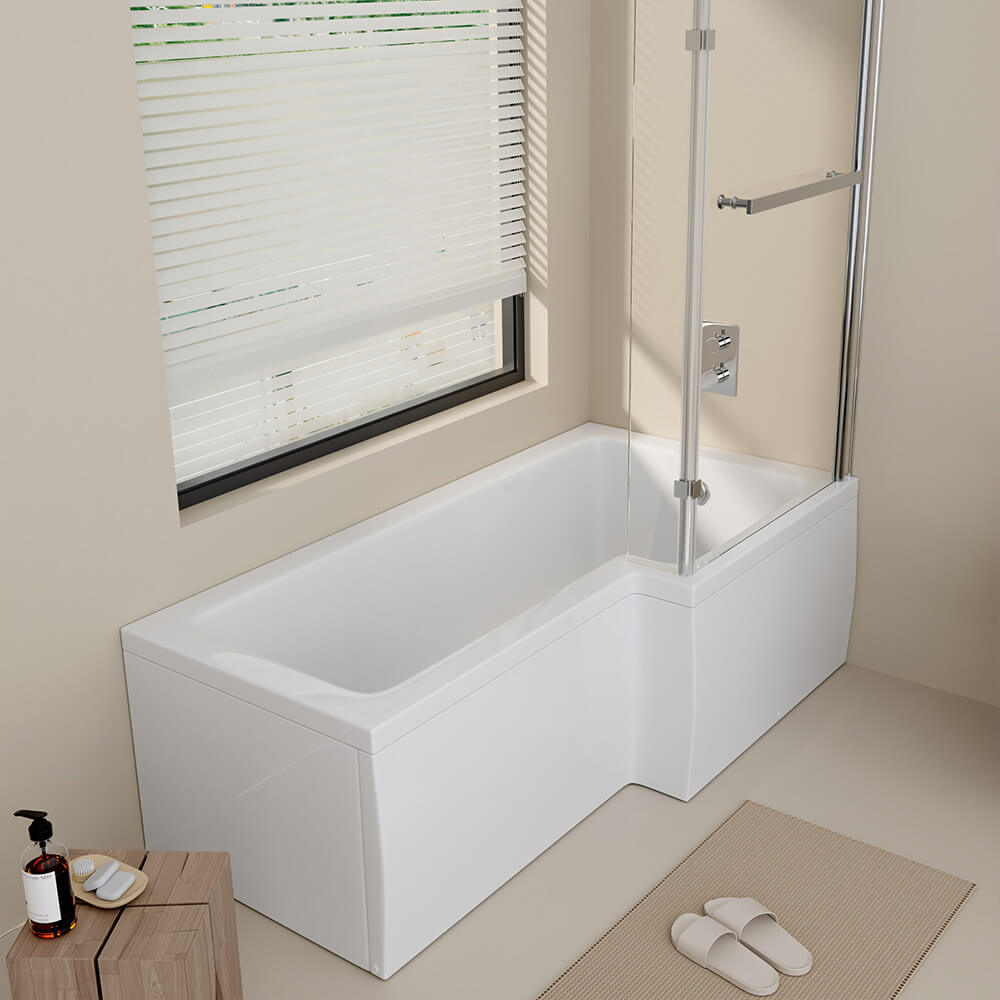 Home Deluxe Duschbadewanne ELARA - 170 x 85 cm Links