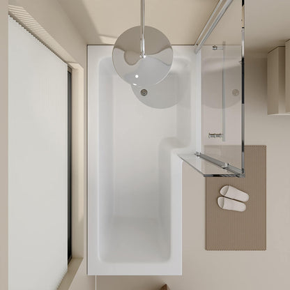 Home Deluxe Duschbadewanne ELARA - 170 x 85 cm Links