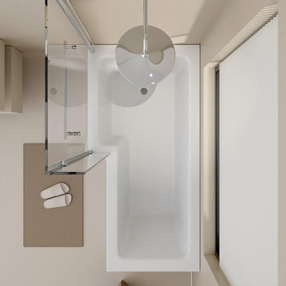 Home Deluxe Duschbadewanne ELARA - 170 x 85 cm Rechts