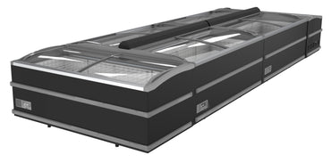 CombiSteel SUPERMARKT TIEFKÜHLTRUHE SCHWARZ 2500  AUTOMATISCHE ABTAUUNG  *TRANSPORT AUF ANFRAGE*