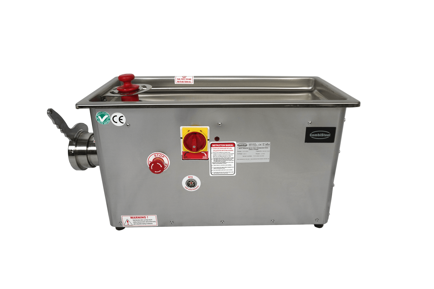 CombiSteel FLEISCHWOLF 22 - 450KG/H 400V - MIT FESTEM KOPF
