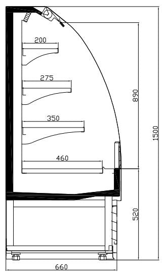 CombiSteel KÜHLVITRINE 1.3