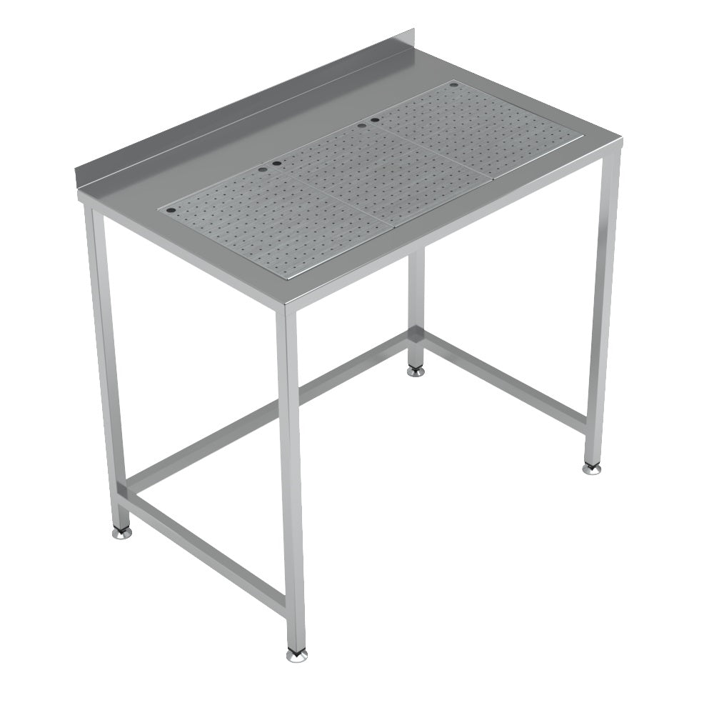 CombiSteel ARBEITSTISCH MIT INTEGRIERTER TROPFSCHALE 1000X650