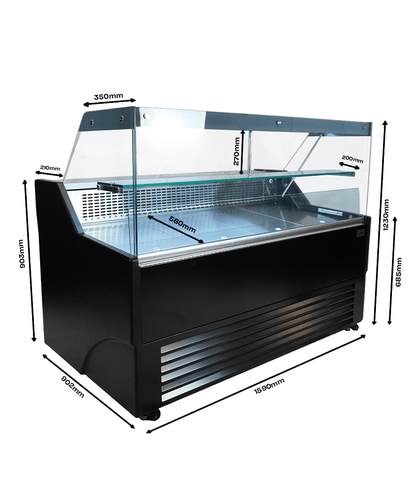 CombiSteel KÜHLVITRINE WESLEY 1.5