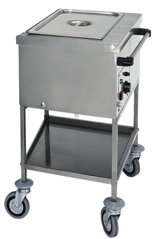 KBS Gastrotechnik Bainmarie Wagen, 1GN 1/1, seitliche Bedienung