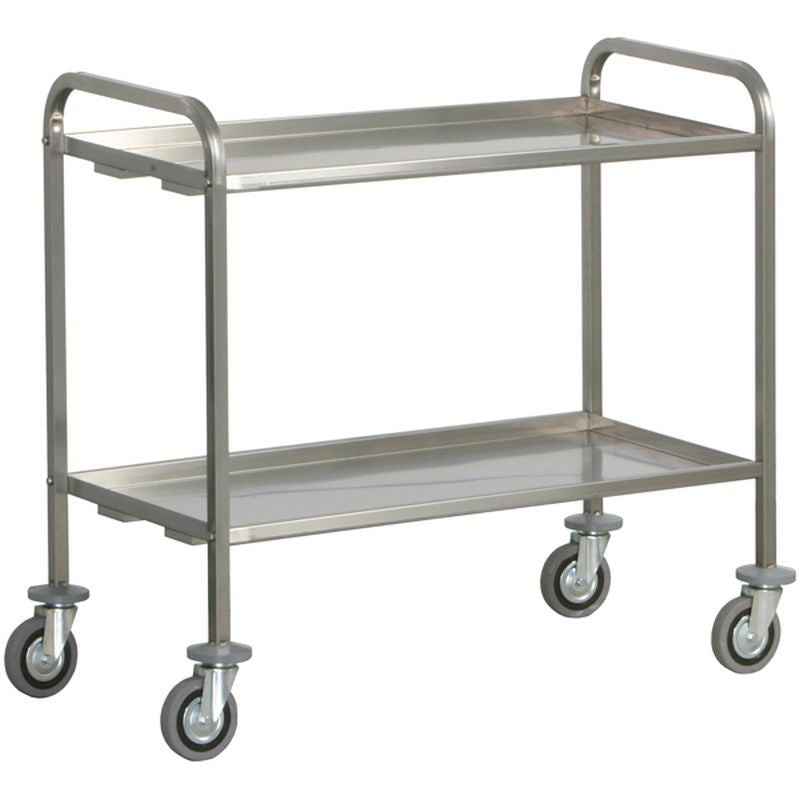 KBS Gastrotechnik Schwerlast-Servierwagen 1120 mit 2 Böden - 150 kg Traglast