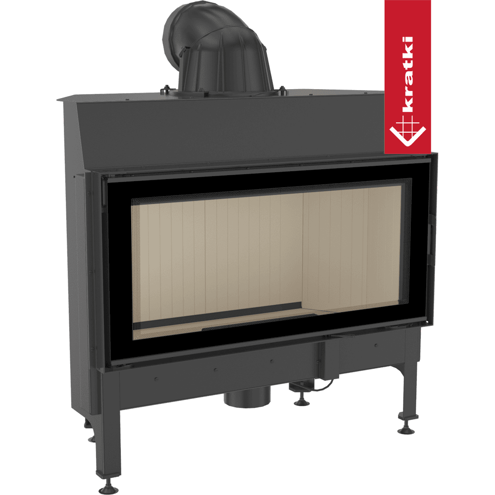 Kratki Kamineinsatz aus Stahl KRATKI NADIA 14 kW Ø 200