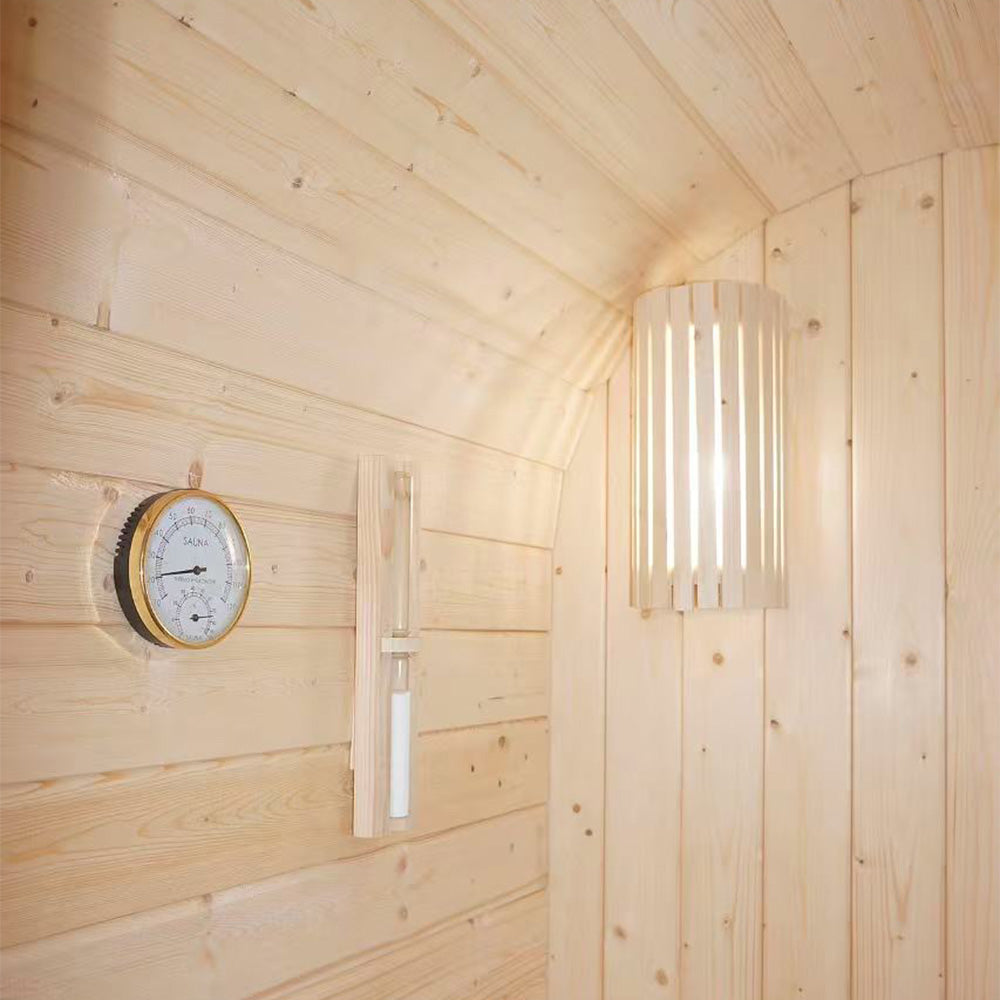 Home Deluxe Outdoor Sauna CUBE S - 194 x 120 cm für 2 Personen