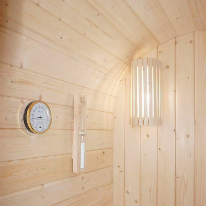 Home Deluxe Outdoor Sauna CUBE S - 194 x 120 cm für 2 Personen