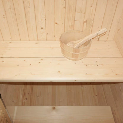 Home Deluxe Outdoor Sauna CUBE S - 194 x 120 cm für 2 Personen