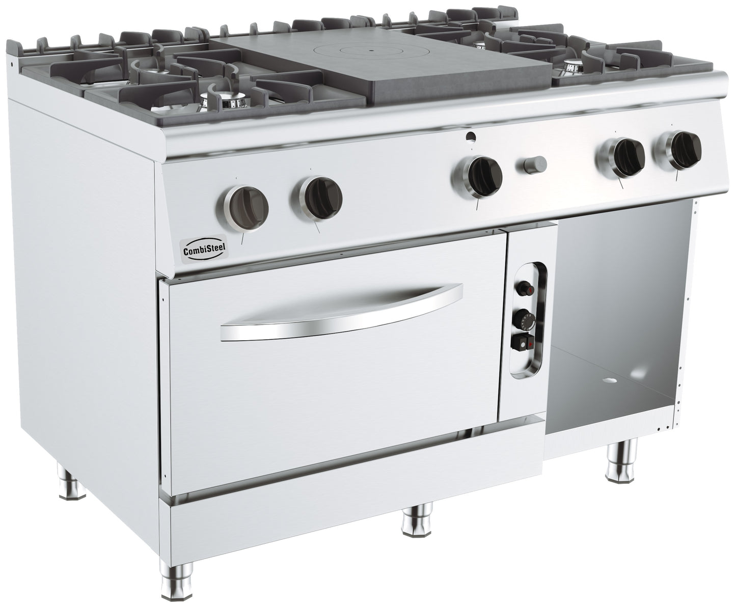 CombiSteel BASE 700 GLüHPLATTENHERD 4 BR. GASBACKOFEN