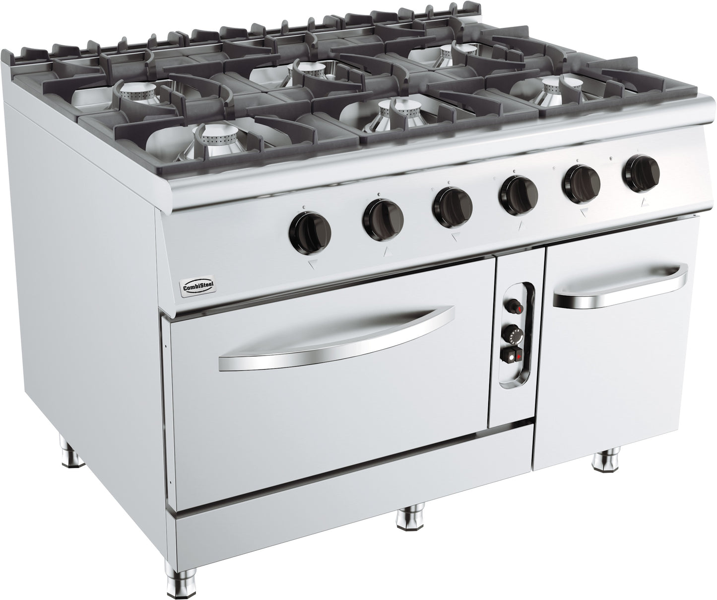 CombiSteel BASE 900 GASHERD 6 BR. MIT GASBACKOFEN