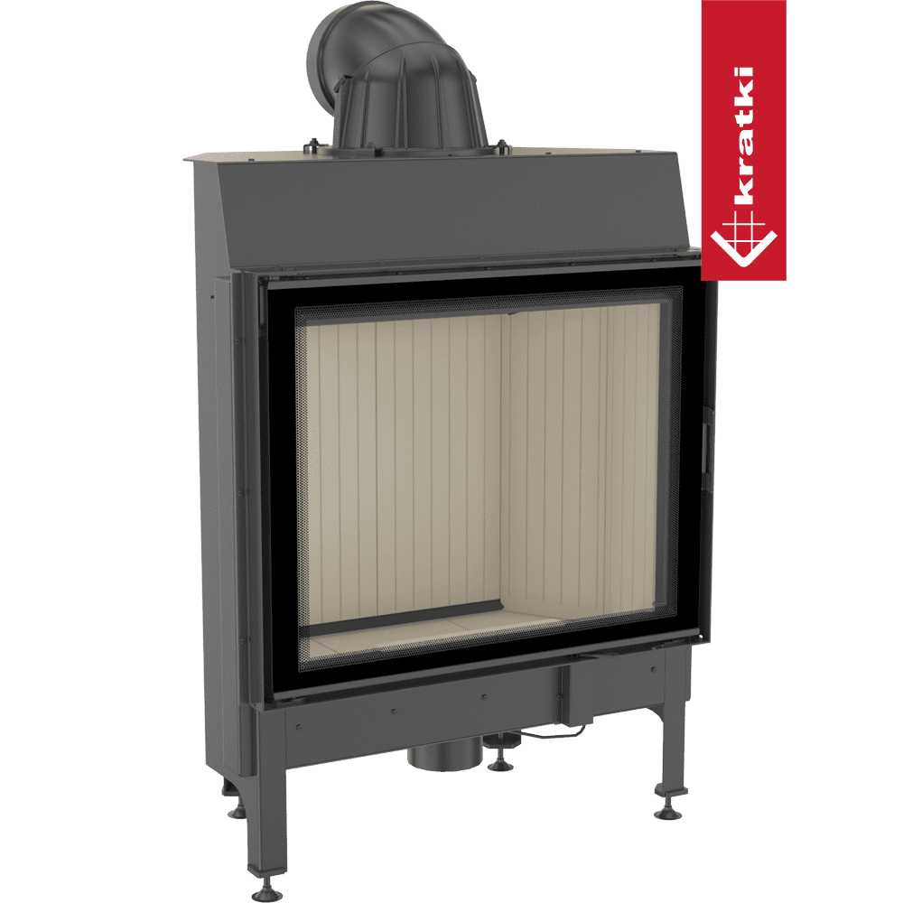 Kratki Kamineinsatz aus Stahl KRATKI NADIA 13 kW Ø 200