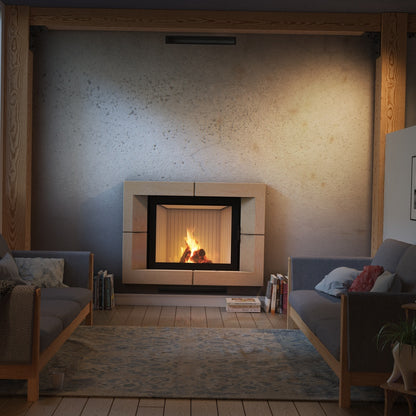 Kratki Kamineinsatz aus Stahl KRATKI NADIA 13 kW Ø 200