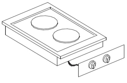 CombiSteel ELEKTROHERD 2 PL.