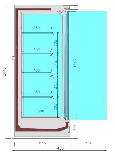 CombiSteel WANDKÜHLUNG JAX 2.6 - REMOTE  *TRANSPORT AUF ANFRAGE*