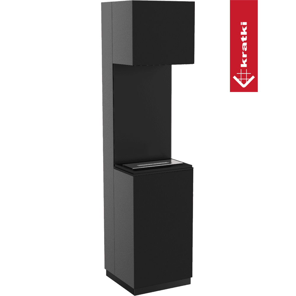 Kratki Portal Bioethanolkamin SIERRA TÜV schwarz