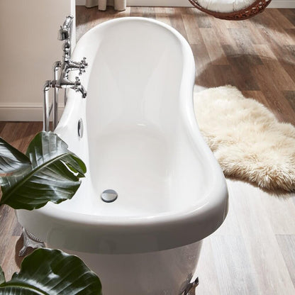 Home Deluxe Freistehende Badewanne FAMA - 176 x 74 cm