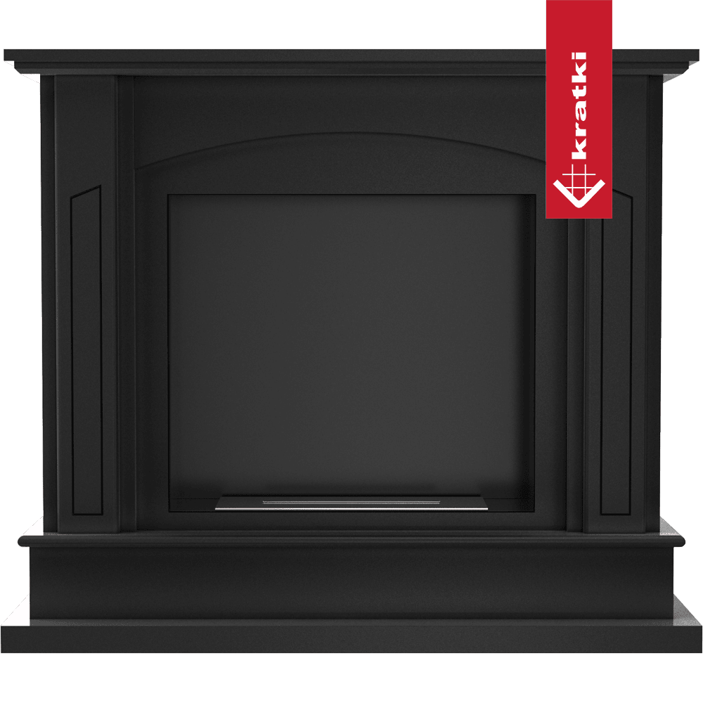 Kratki Portal Bioethanolkamin FEBRUARY TÜV schwarz
