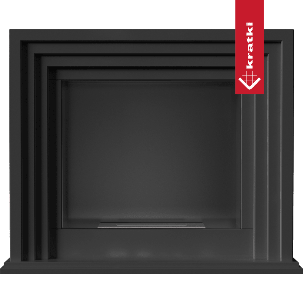 Kratki Portal Bioethanolkamin QUAERERE TÜV schwarz