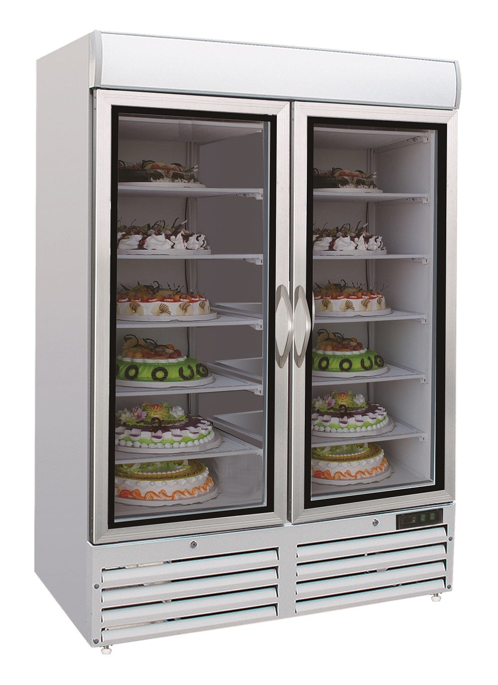 CombiSteel TIEFKÜHLSCHRANK 2 GLASTÜREN