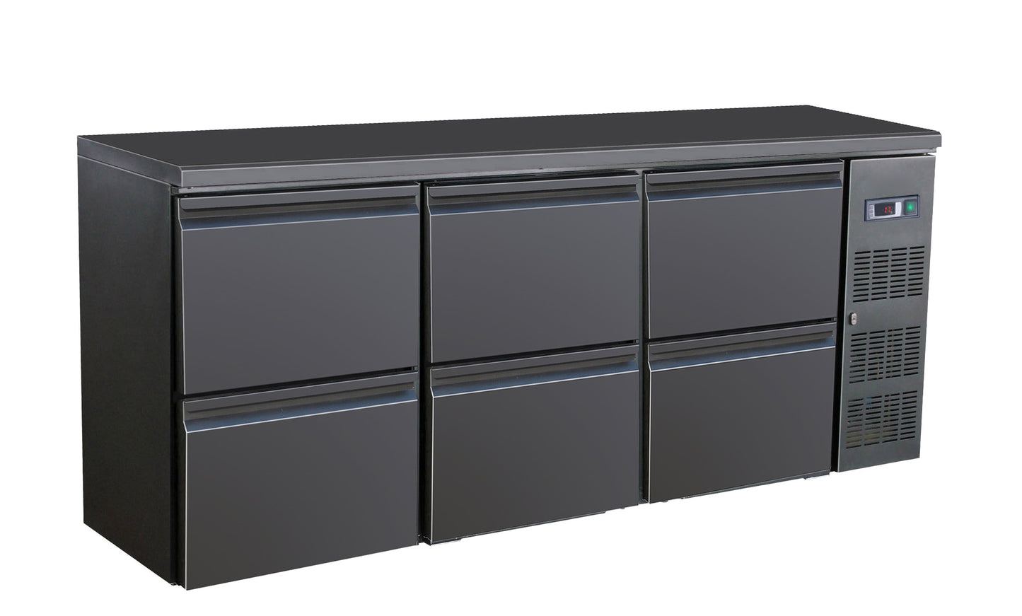 CombiSteel BARKÜHLER SCHWARZ 6 SCHUBLADEN
