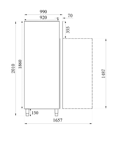 CombiSteel BÄCKEREI TIEFKÜHLSCHRANK