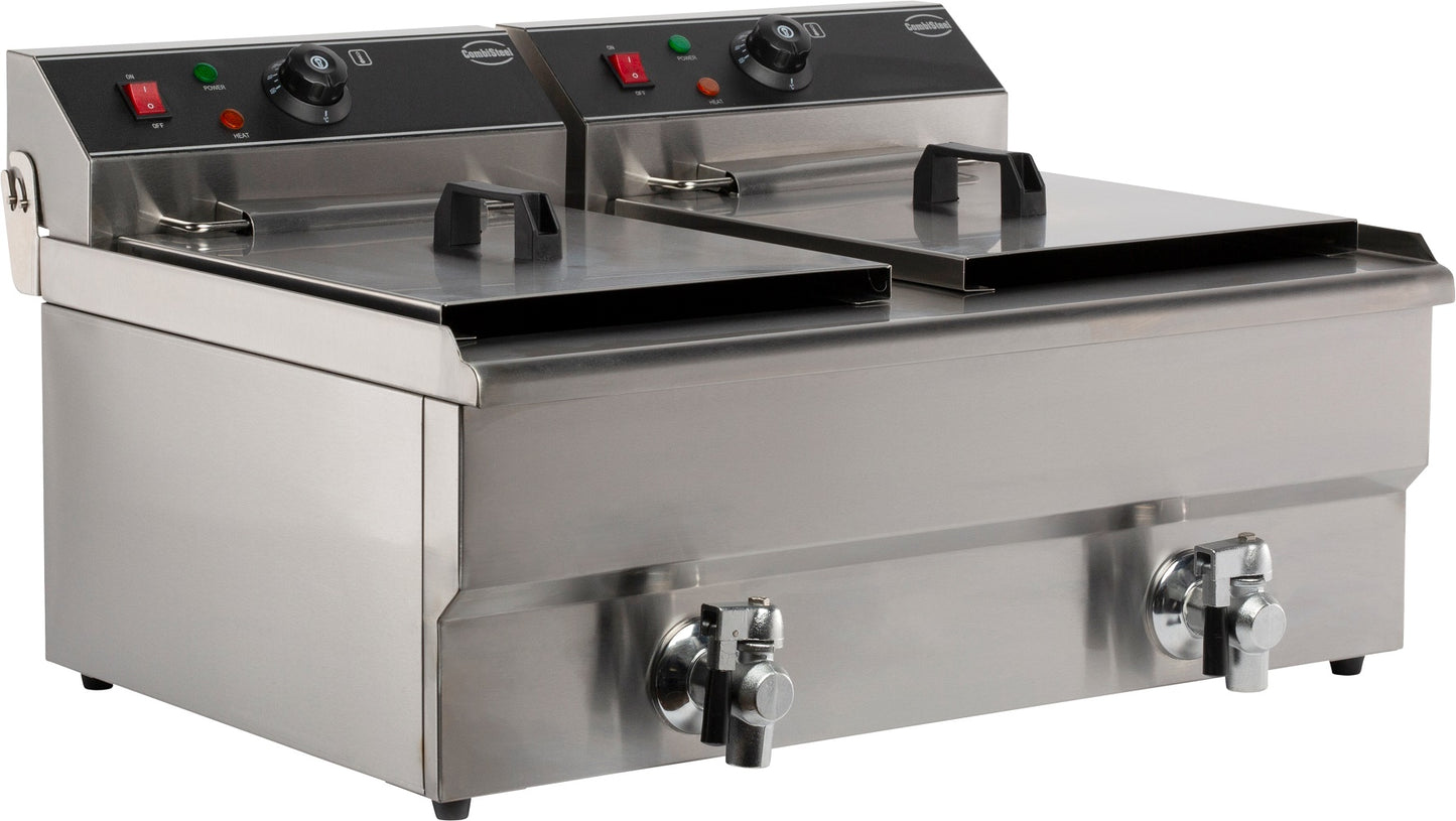 CombiSteel ELEKTRO TISCHFRITEUSE 2X10 L