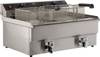 CombiSteel ELEKTRO TISCHFRITEUSE 2X10 L