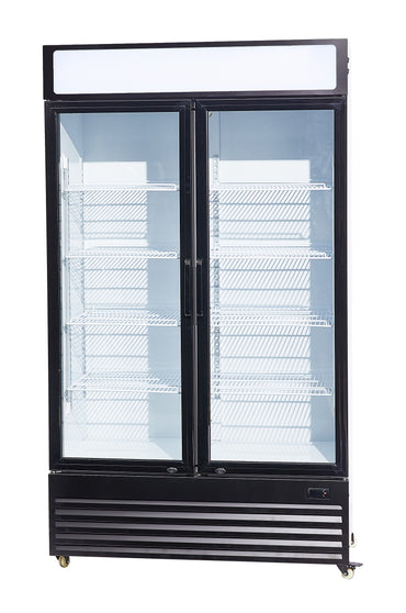 CombiSteel KÜHLSCHRANK 2 GLASTÜREN BEZ-750 GD