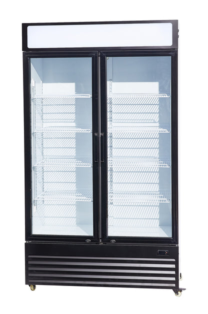 CombiSteel KÜHLSCHRANK 2 GLASTÜREN BEZ-750 GD