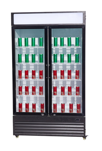 CombiSteel KÜHLSCHRANK 2 GLASTÜREN BEZ-750 GD