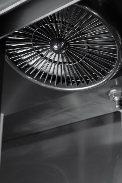 CombiSteel KÜHLSCHRANK MIT SCHIEBEGLASTÜREN BEZ-780 SL SCHWARZ