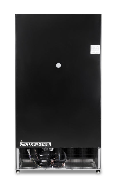 CombiSteel KÜHLSCHRANK MIT SCHIEBEGLASTÜREN BEZ-780 SL SCHWARZ