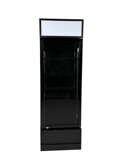 CombiSteel KÜHLSCHRANK GLASTÜR FCU-370 BL