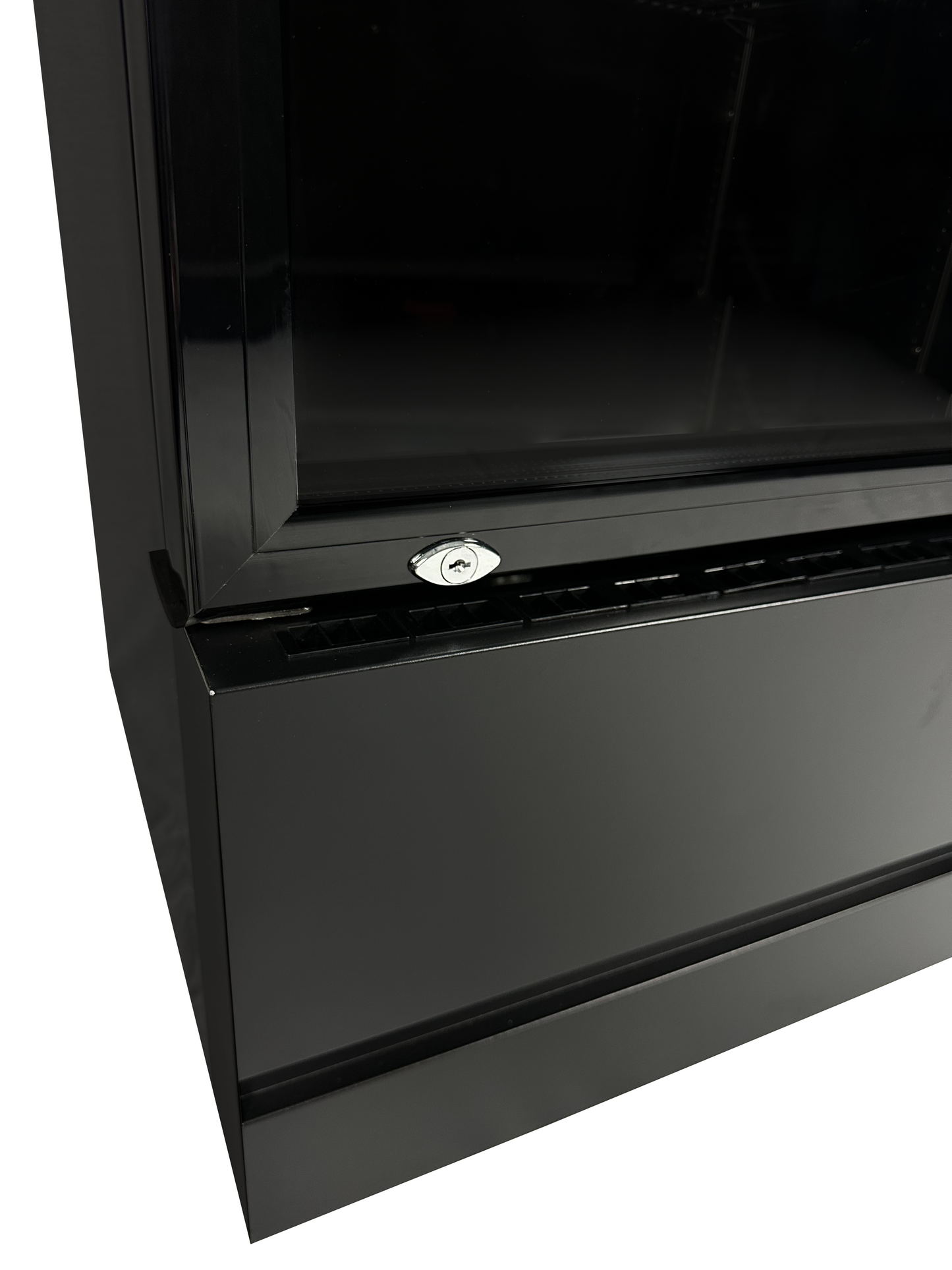 CombiSteel KÜHLSCHRANK GLASTÜR FCU-370 BL