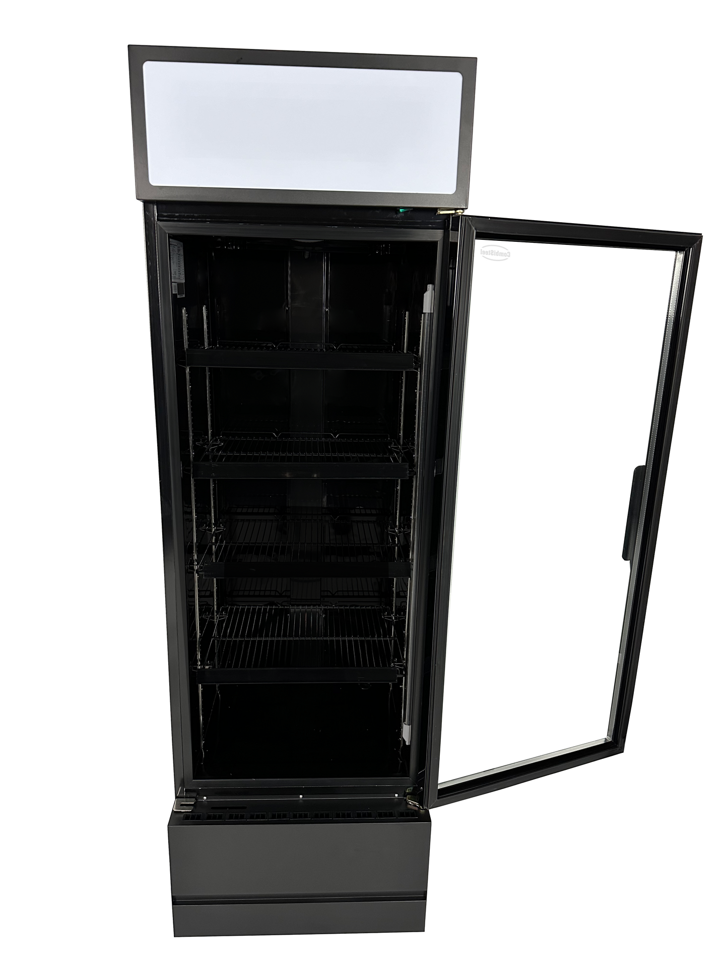 CombiSteel KÜHLSCHRANK GLASTÜR FCU-370 BL