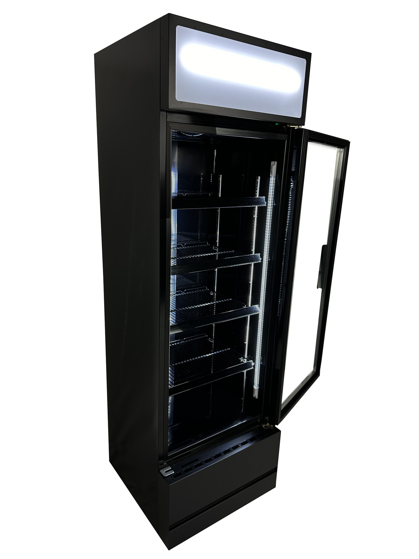 CombiSteel KÜHLSCHRANK GLASTÜR FCU-370 BL