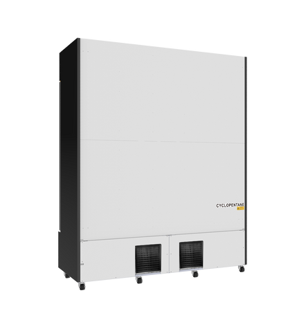 CombiSteel KÜHLSCHRANK 3 GLASTÜREN SCHWARZ FCU-1200 BL