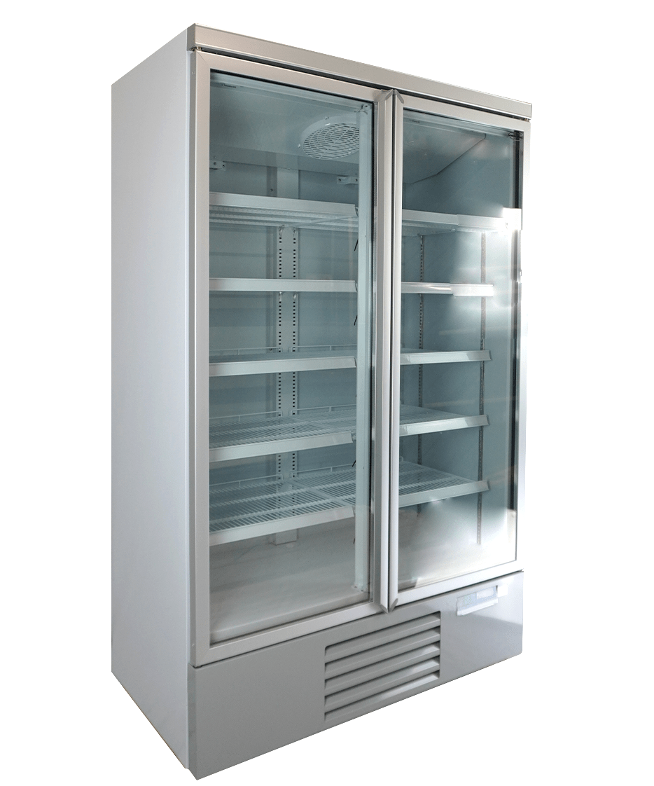 CombiSteel KÜHLSCHRANK 2 GLASTÜREN JDE-1000R