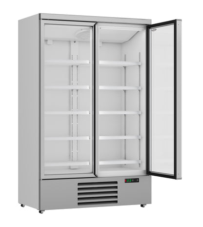 CombiSteel KÜHLSCHRANK 2 GLASTÜREN JDE-1000R